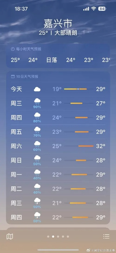 嘉兴天气预报（嘉兴天气预报今明后三天）